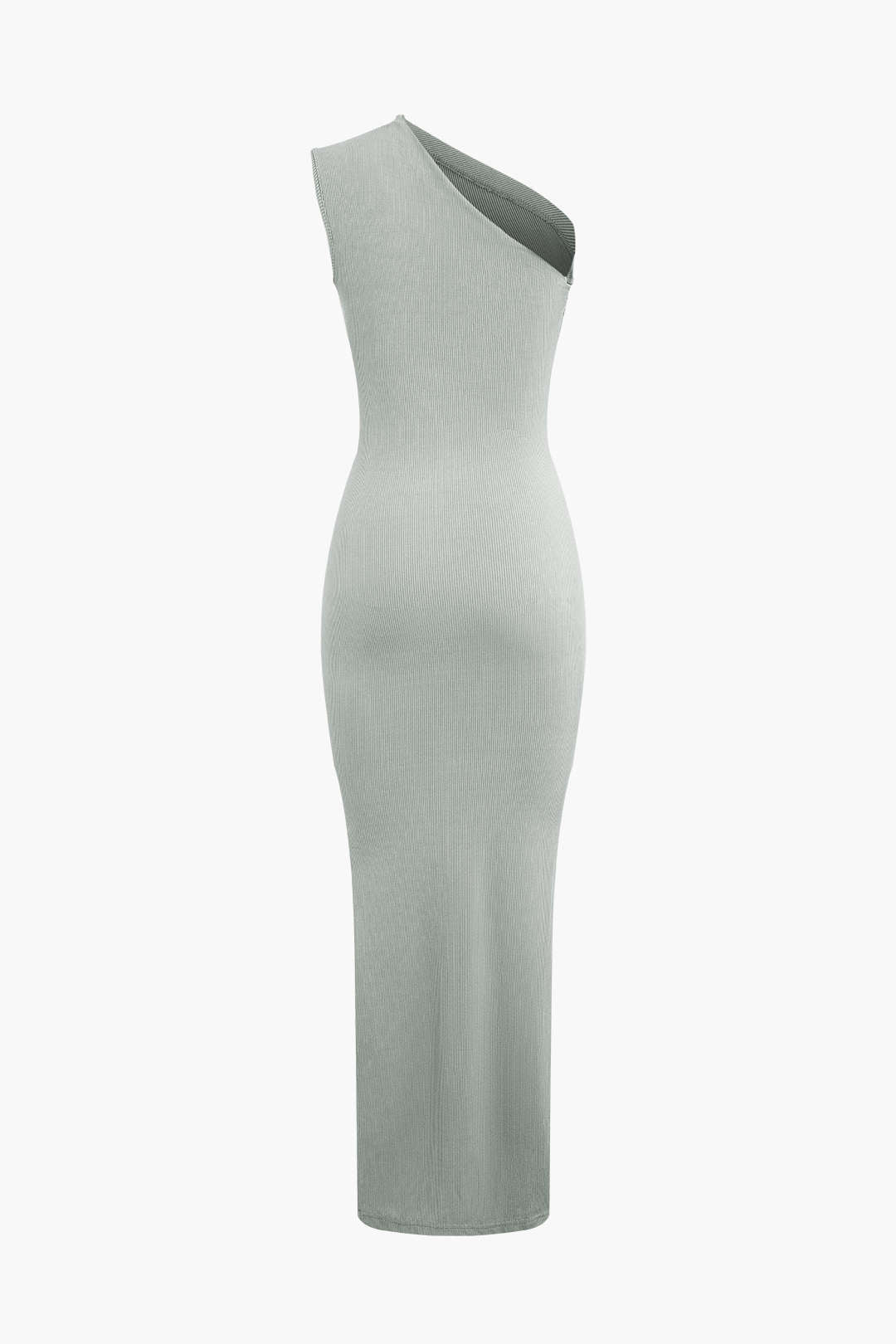 Asymmetric Sleeveless Slit Maxi Dress