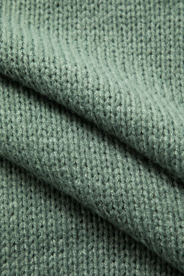 Oversized Seam Detail Mock Neck Sweater