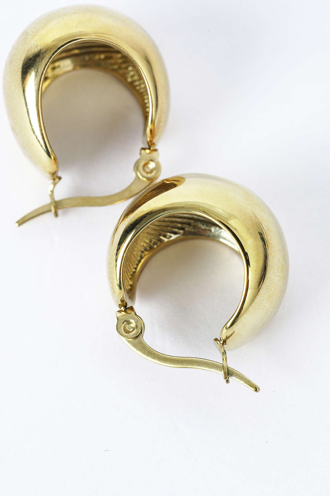 Curved Hoop Earrings