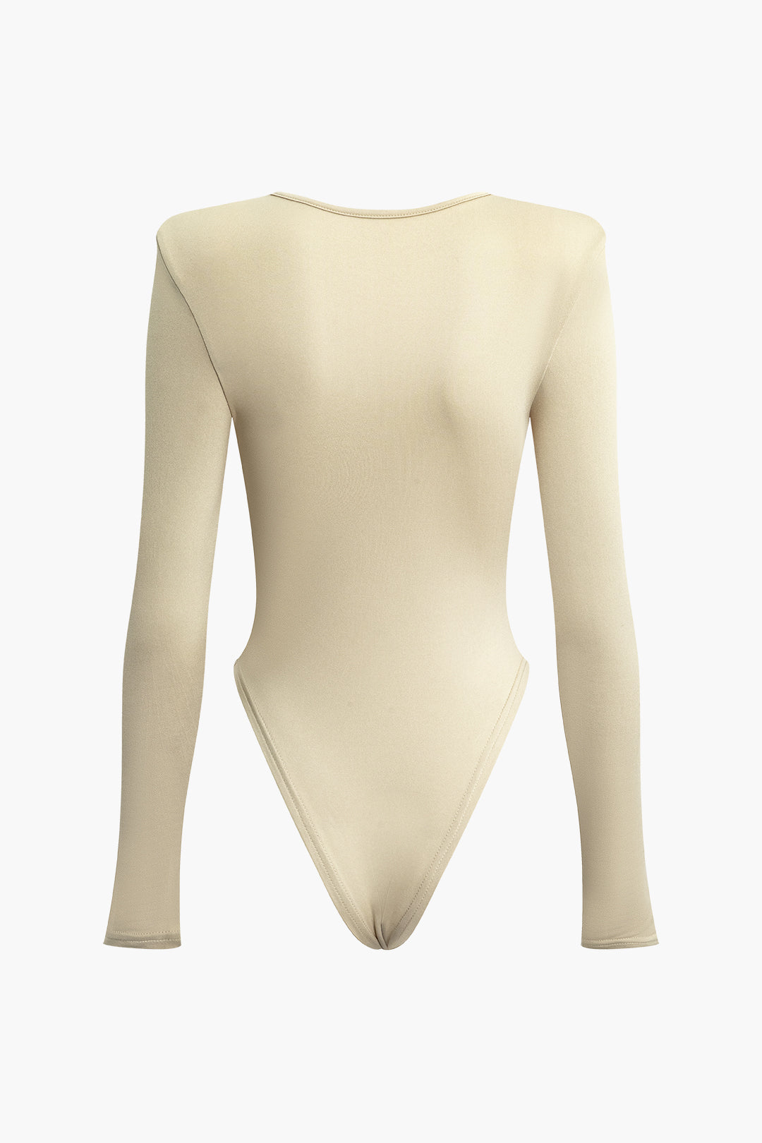 Slinky Scoop Neck Long Sleeve Bodysuit