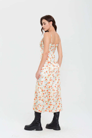 Floral Slip Midi Dress