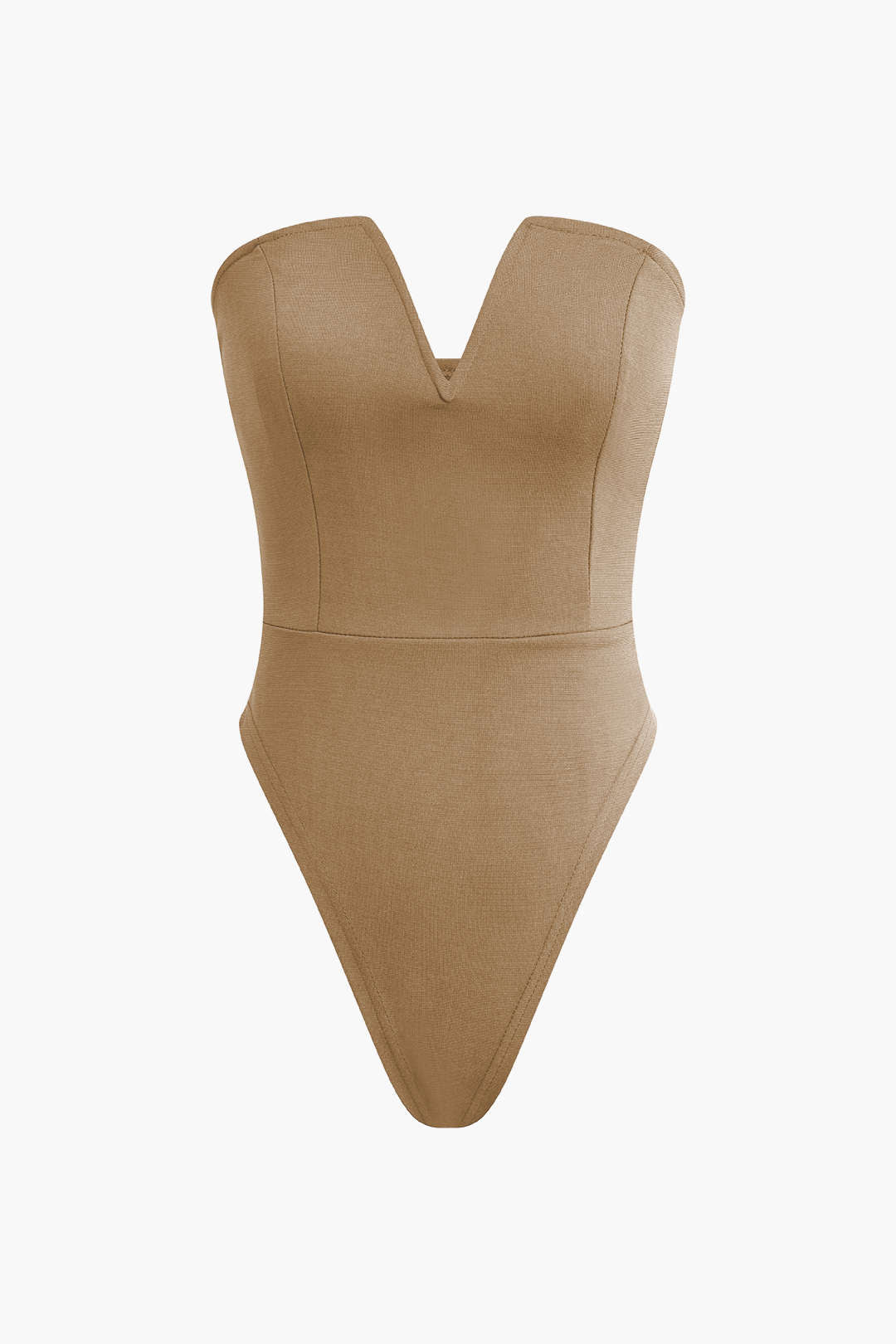 V-neck Strapless Bodysuit