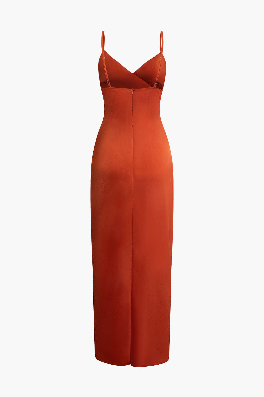 V-neck Ruched Cami Maxi Dress