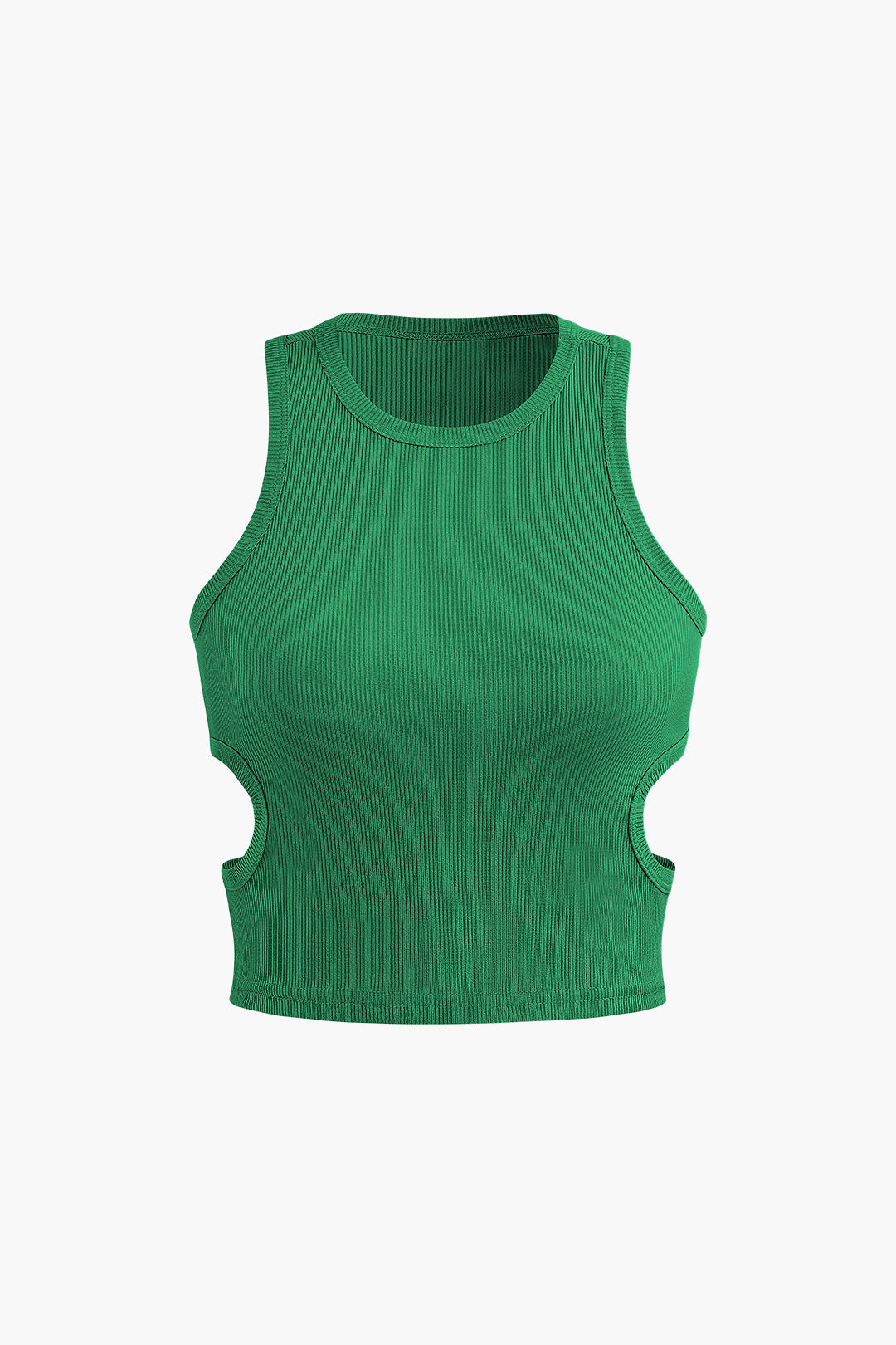 Solid Cut Out Tank Top