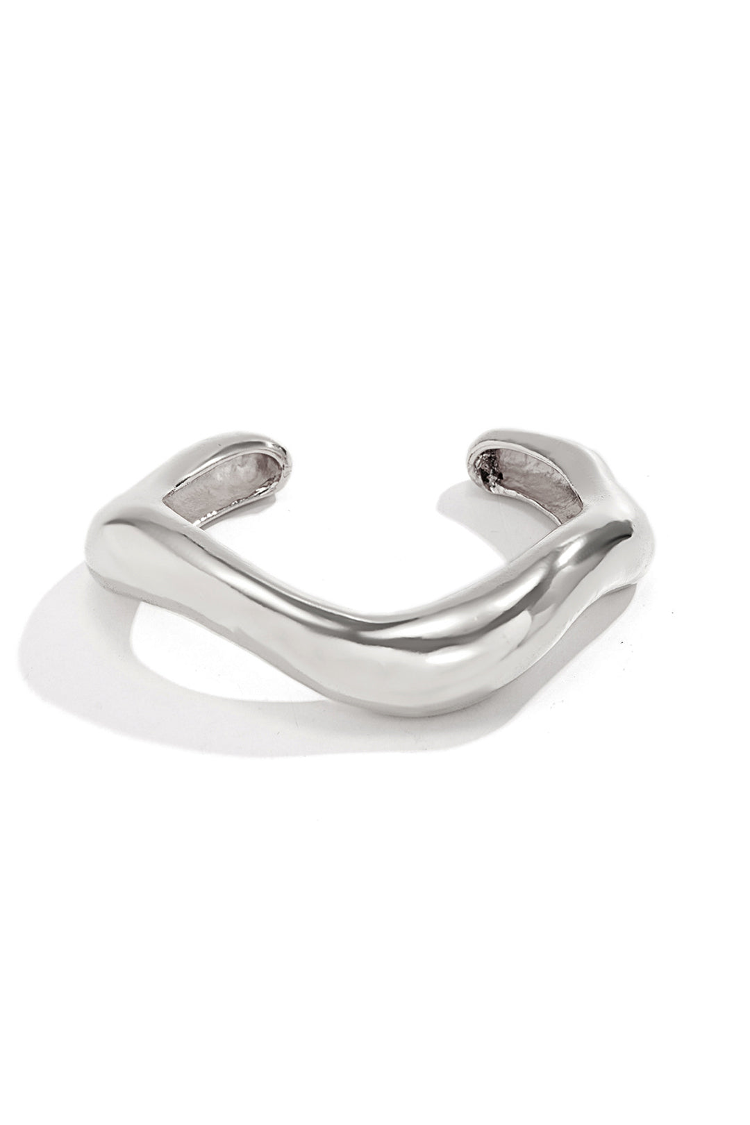 Asymmetrical Metal Cuff Bangle