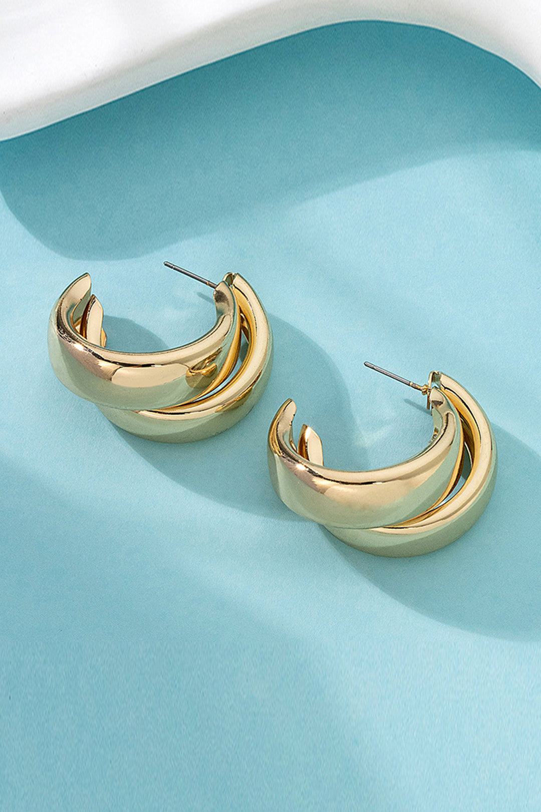 Layer C-shape Earrings