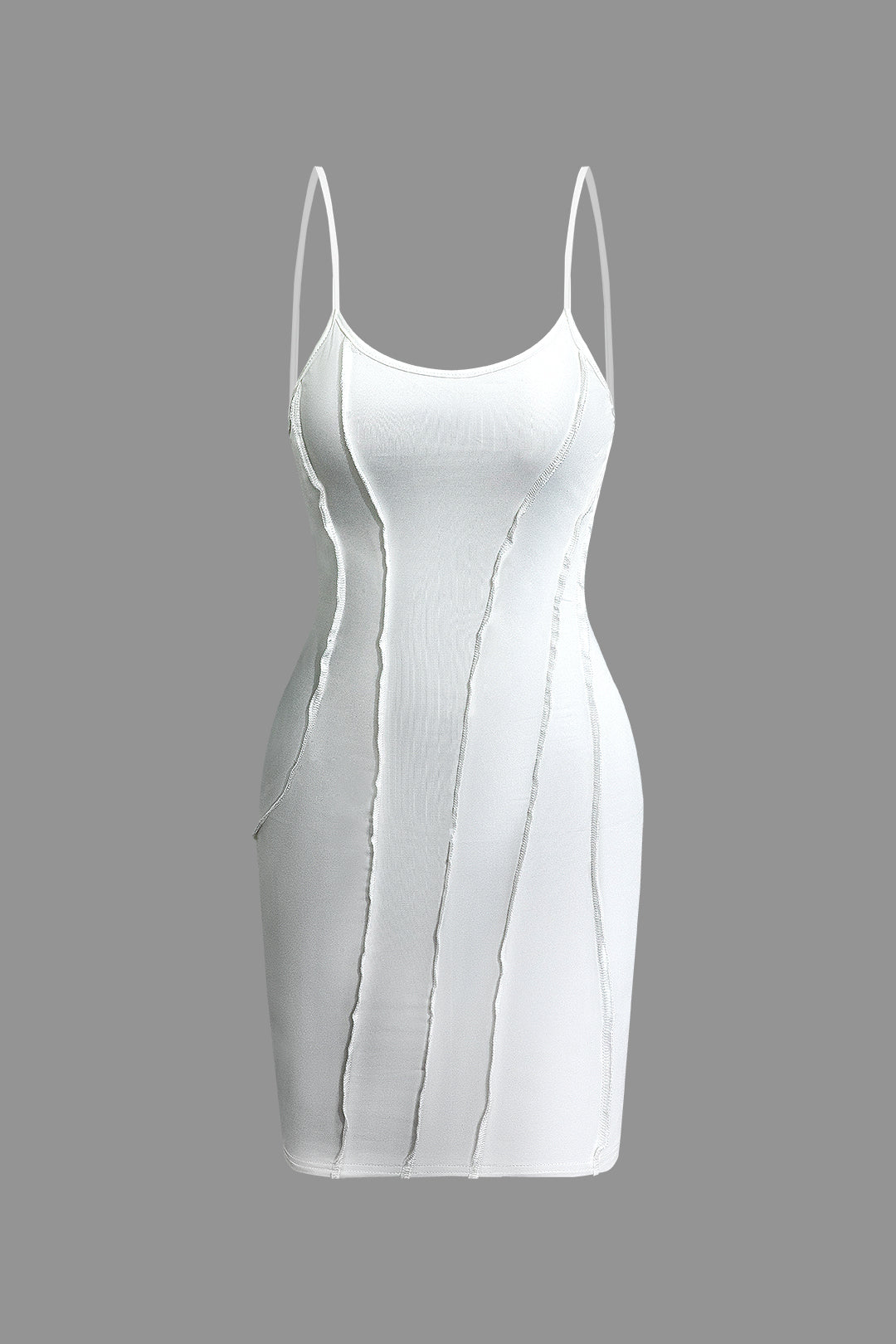 Stitching Slip Mini Dress