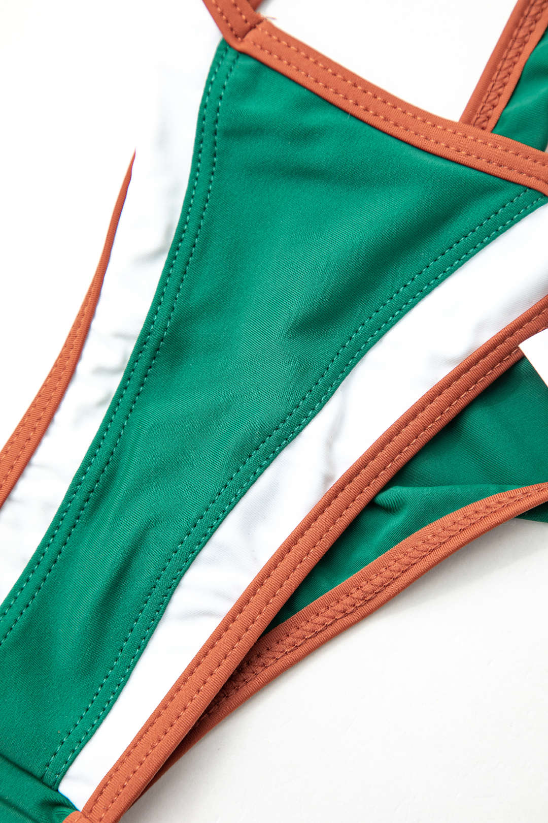 Color Block Bikini Swimsuit