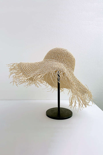 Woven Straw Fisherman Hat