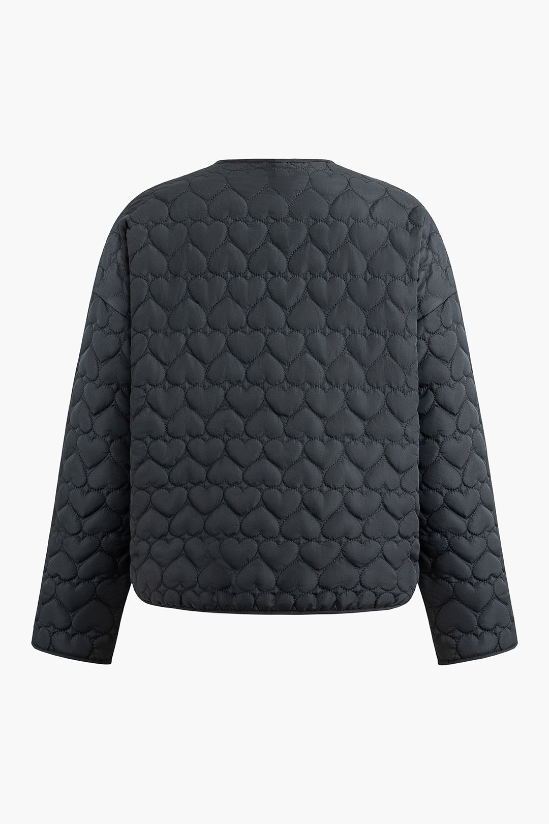 Heart Shaped Quilted Puffer Coat