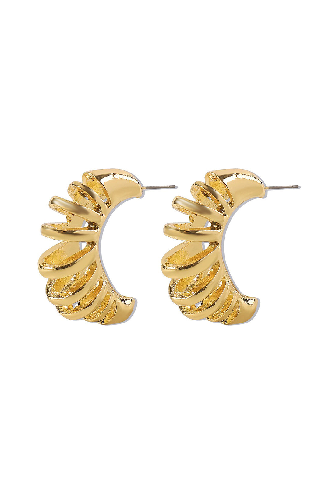 Spiral Spring-Shaped Earrings