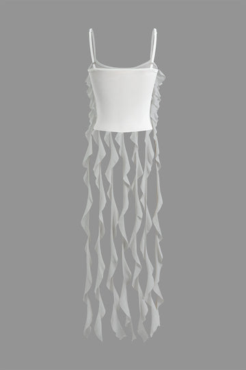 Ruffle Fringe Cami Top