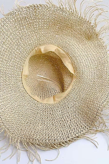 Woven Straw Fisherman Hat