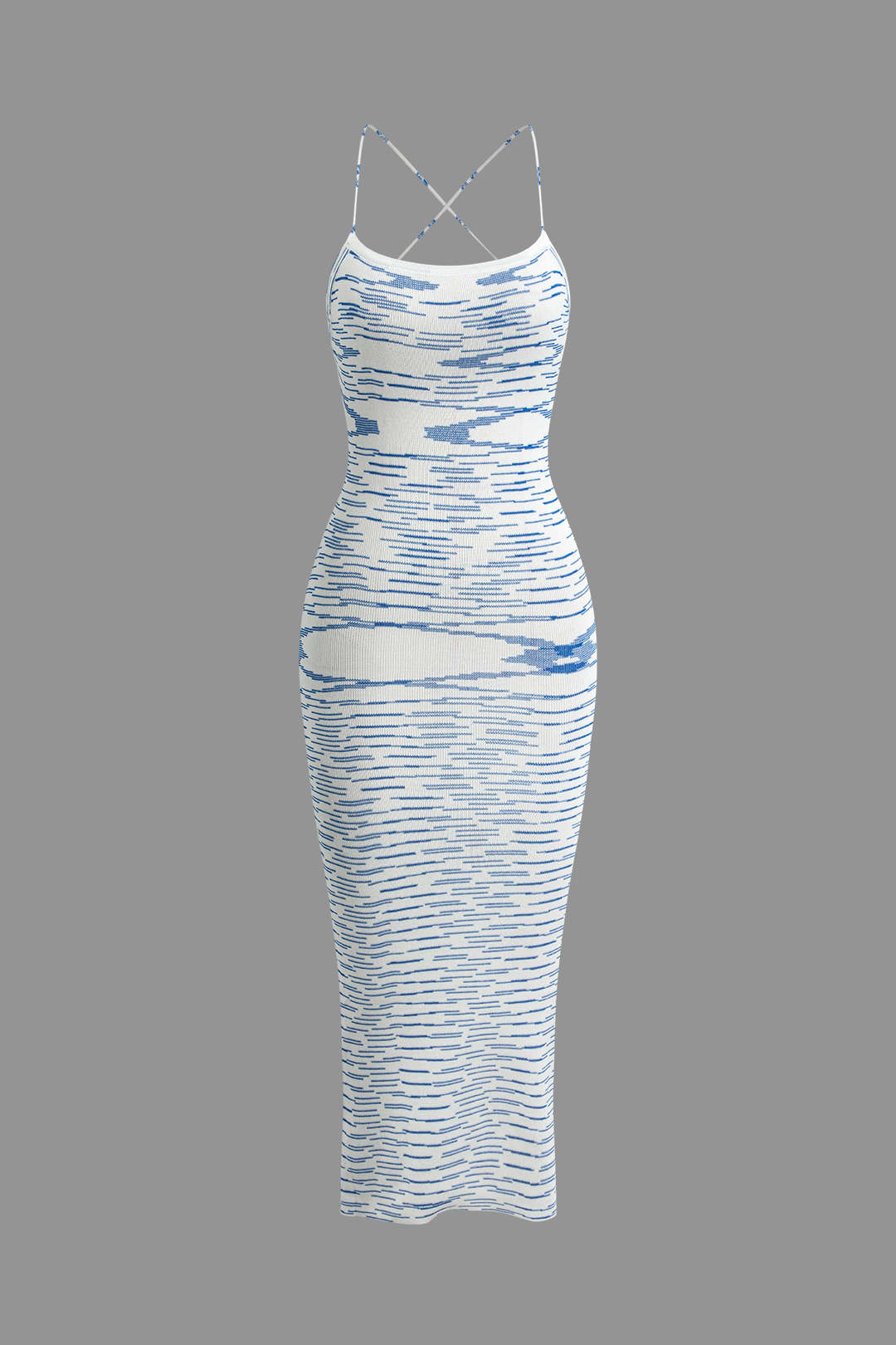 Knit Intertwine Tie Midi Dress