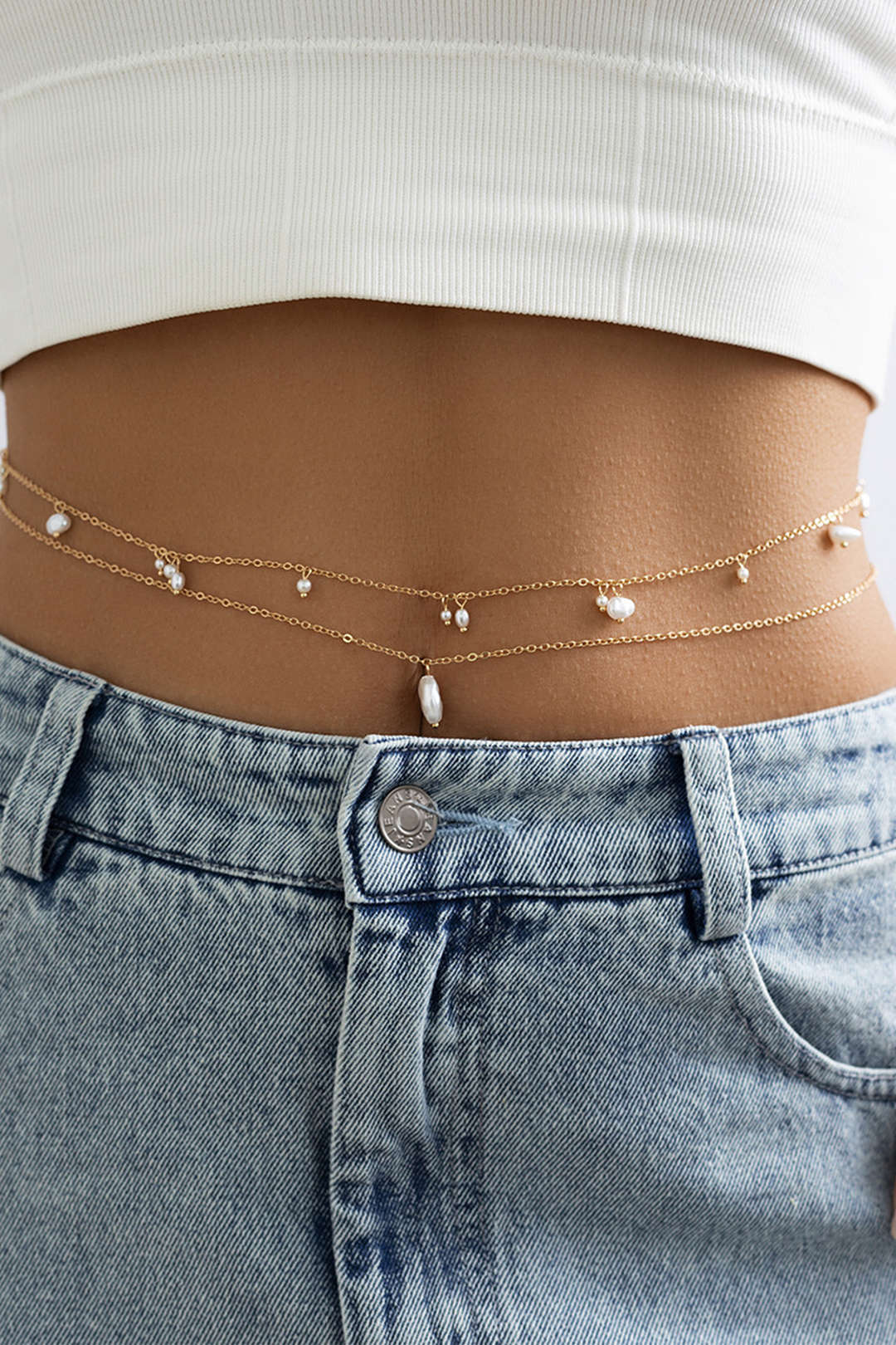 Pearl Pendant Waist Chain