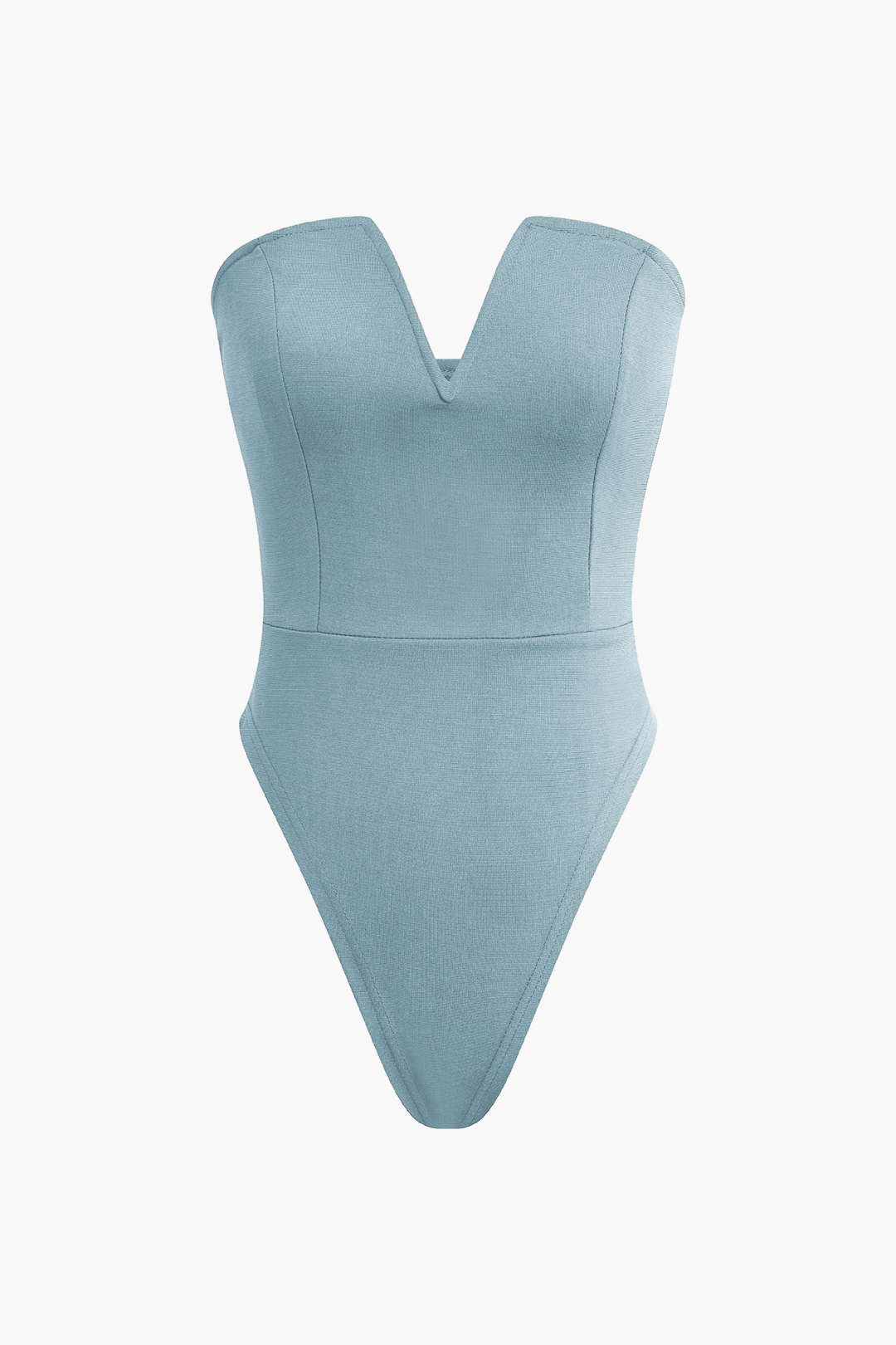 V-neck Strapless Bodysuit