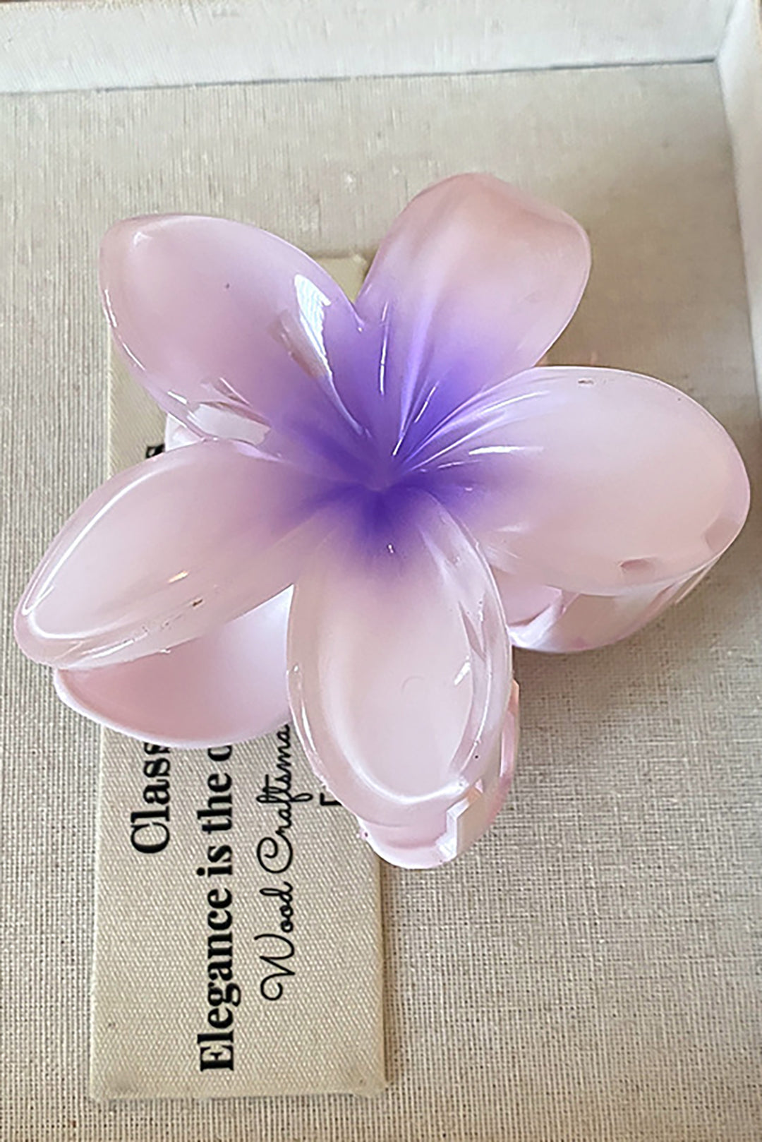 Plumeria Claw Clip