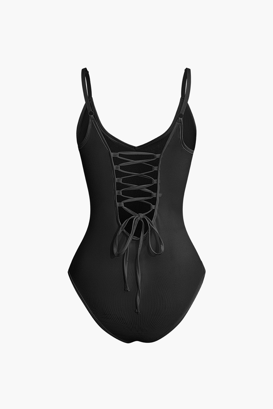 Braided Tie V-neck Cami Bodysuit