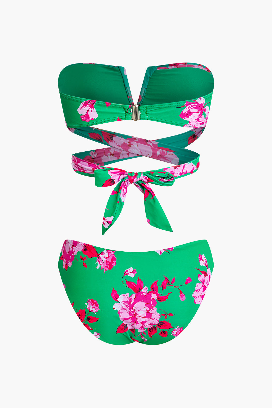 Floral Wrap Bikini Set