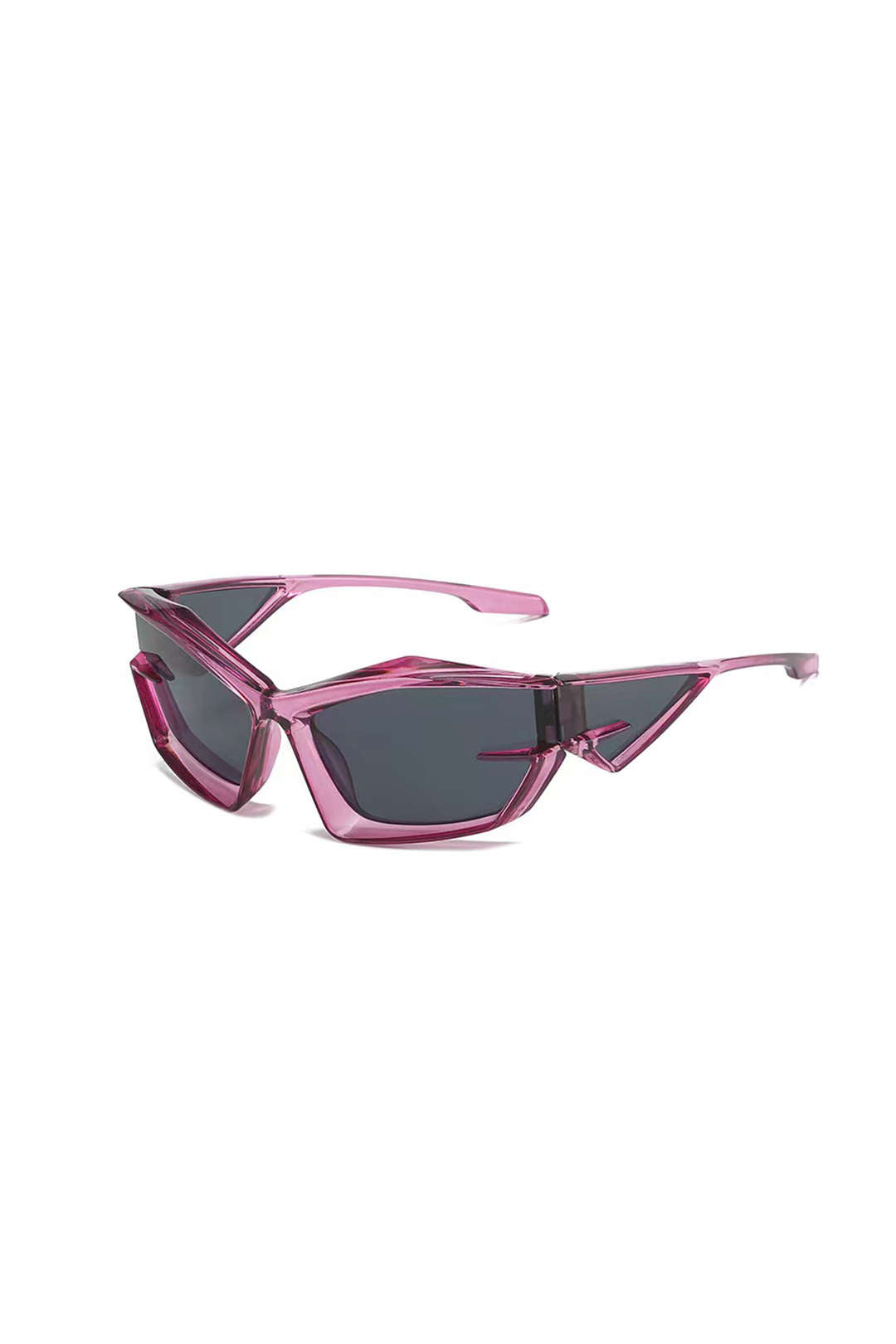 Cat Eye Wraparound Sunglasses