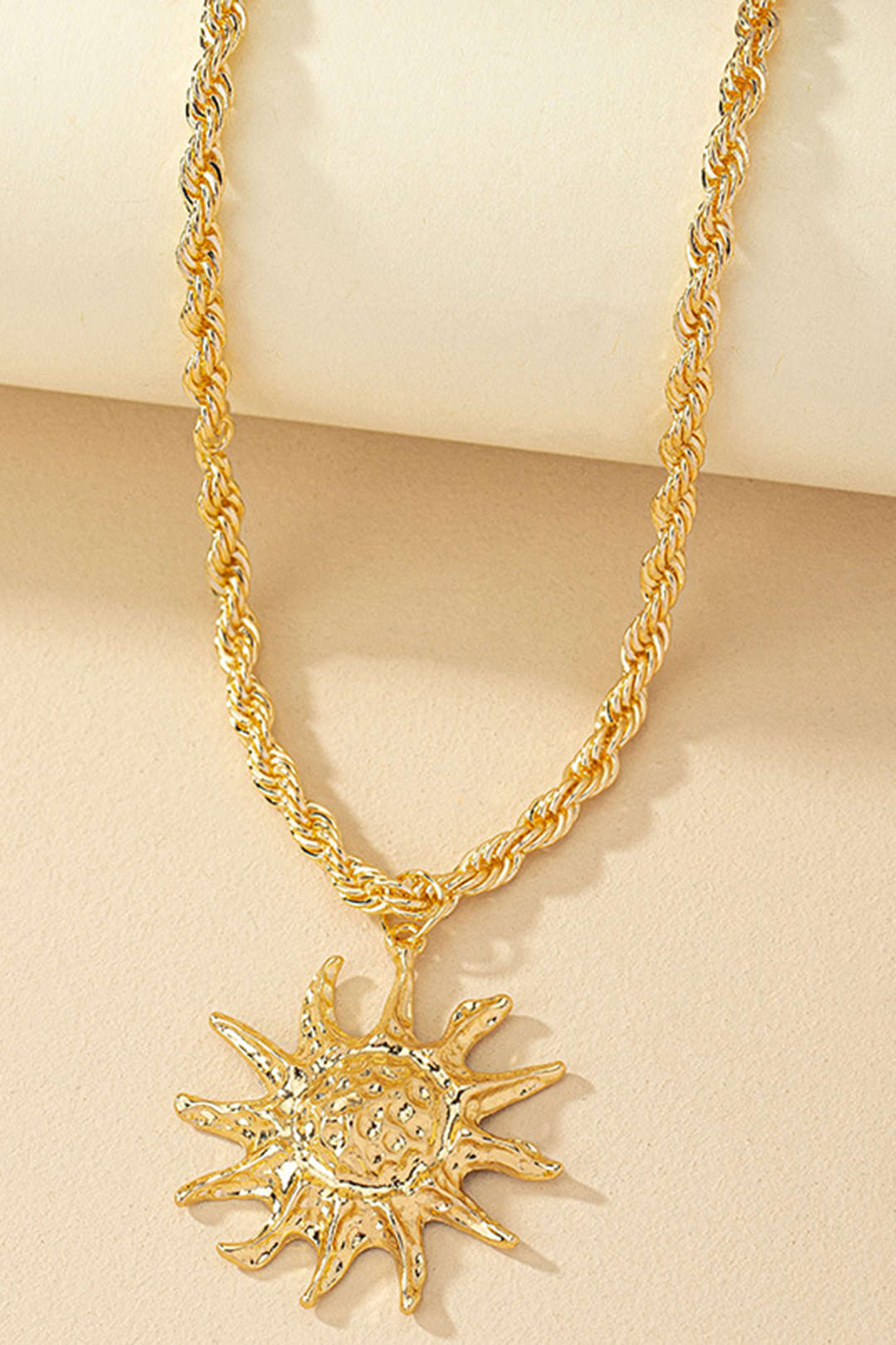 Sun Pendant Necklace