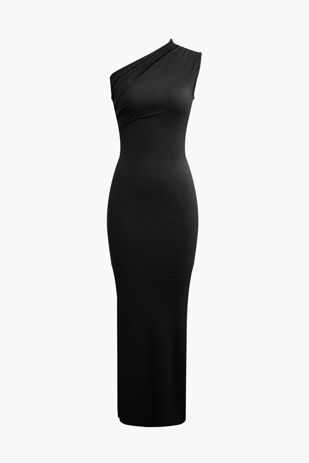 Asymmetric Sleeveless Slit Maxi Dress