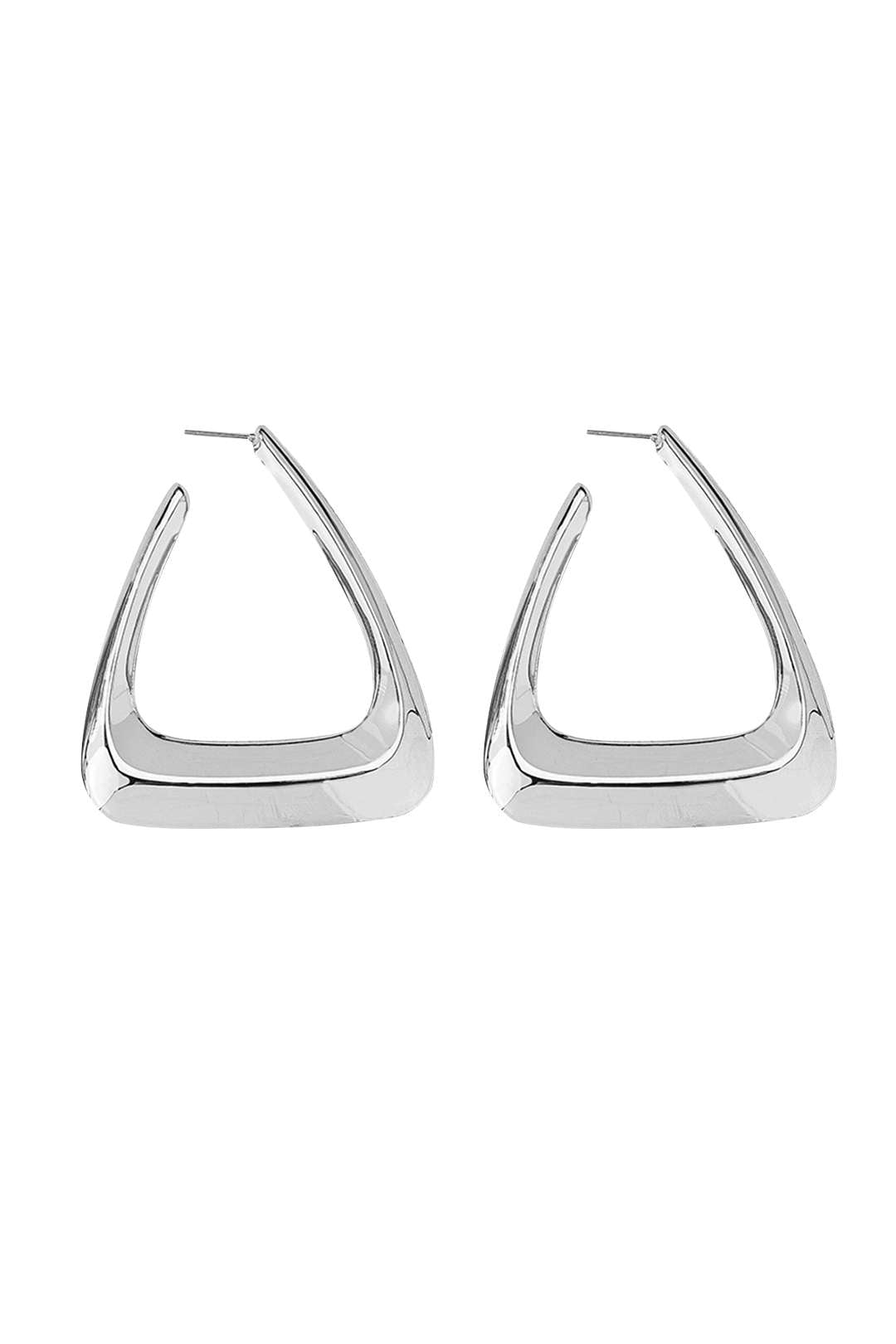 Triangle Hoop Earrings