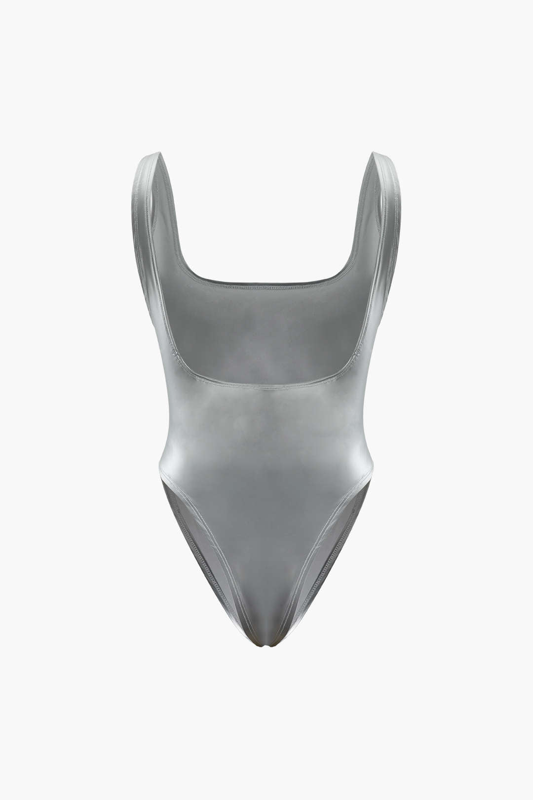 Metallic Square Neck Bodysuit