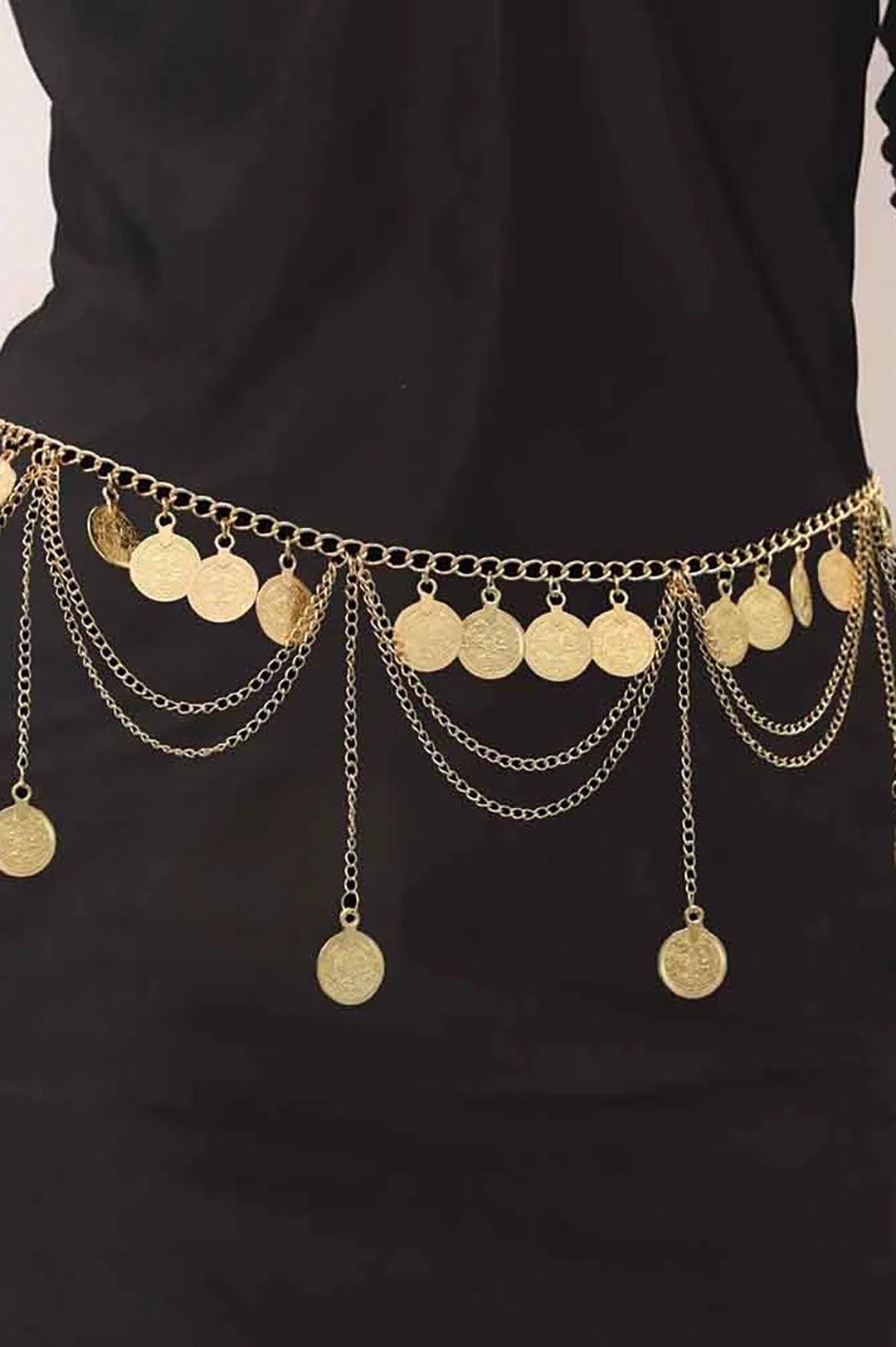 Coin Fringe Waist Chain