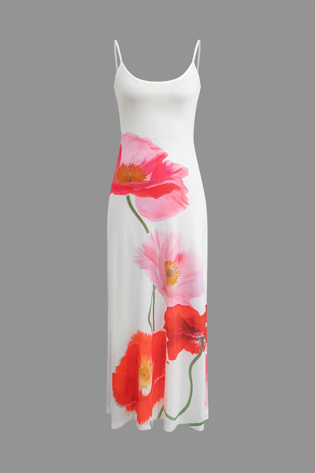 Floral Print Slip Maxi Dress