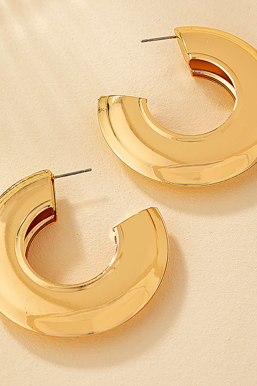 Curved Hoop Earrings