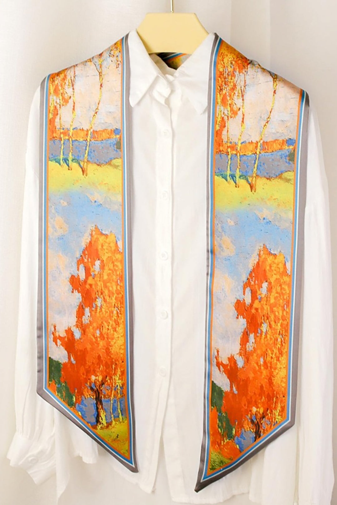 Oil Painting Print Scarf